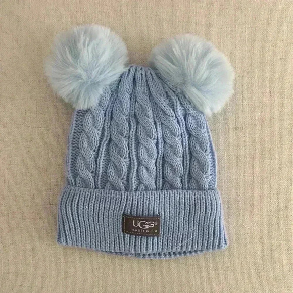 UGG Other - UGG double Pom pom beanie hat for baby/toddler